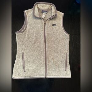 Patagonia Heather Gray Zip Vest